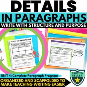 Adding Details to Supporting Ideas in Paragraph Writing