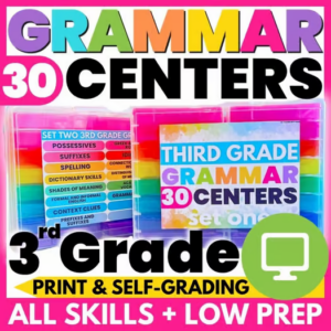 Interactive and Engaging Grammar Games for 3rd Grade