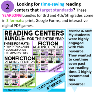 Number 2 Favorite - Reading Centers