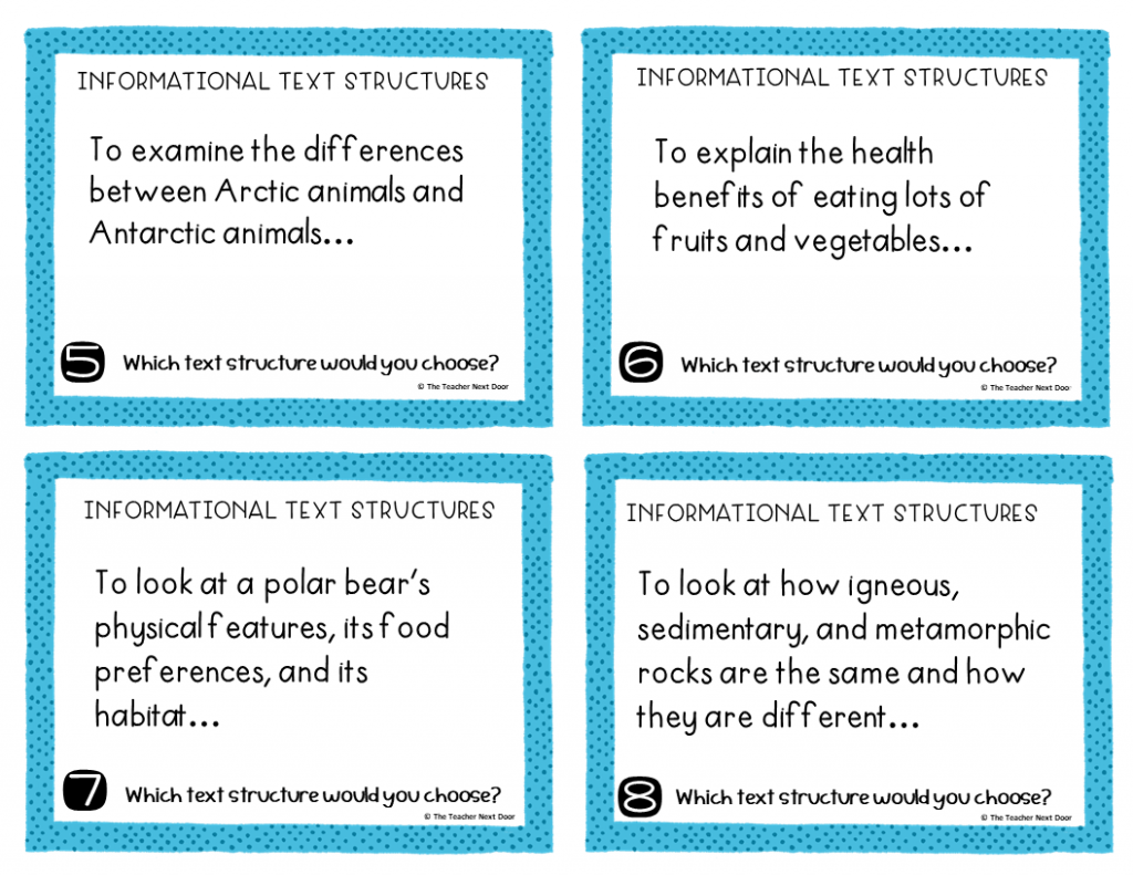 21 Ways to Use Task Cards - The Teacher Next Door Pertaining To Task Cards Template