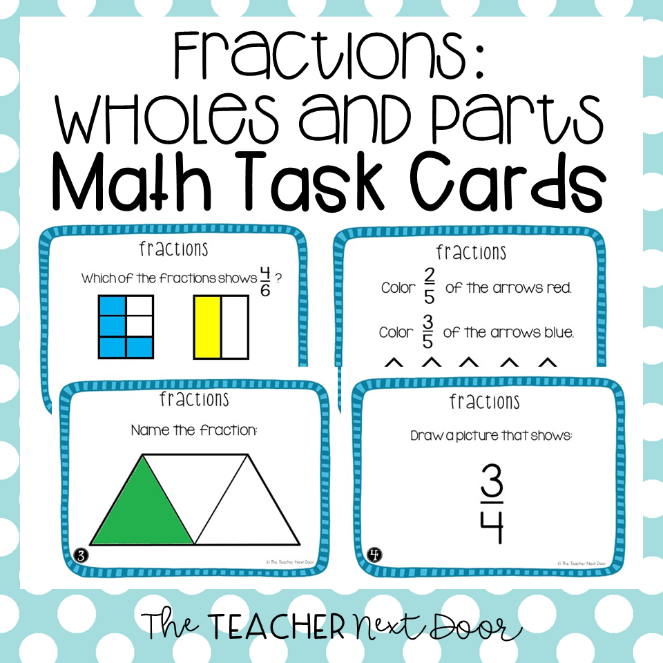 Details about   Learning Palette Beginning Fractions Level 2 Math Cards Second Grade 