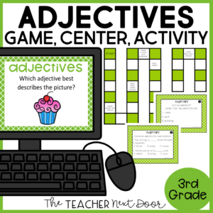 3rd Grade Grammar Games Adjectives