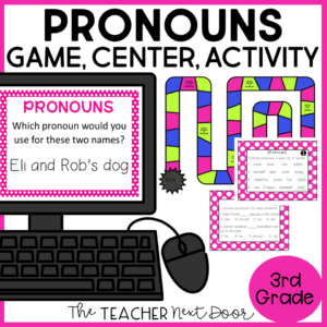 3rd Grade Grammar Games Pronouns