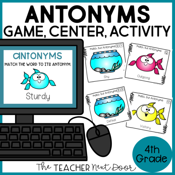 Antonyms Games 4th Grade