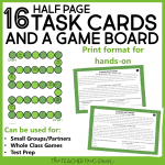 Compare and Contrast Game Print and Digital 3rd Grade - The Teacher ...