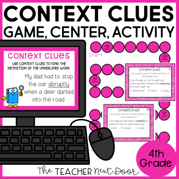 Context Clues 4th Grade Game