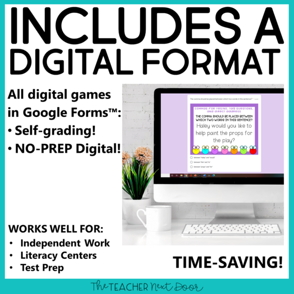 Grammar Games 5th Grade Bundle Set 2 Digital Format