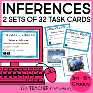 Inferences Using Literature Task Cards