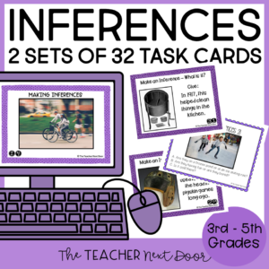 Inferences Using Pictures Task Cards Set