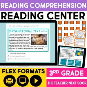 Informational Text Reading Center for 3rd Grade