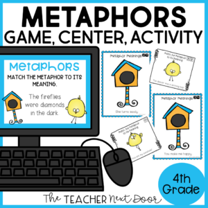 Metaphors Game 4th Grade