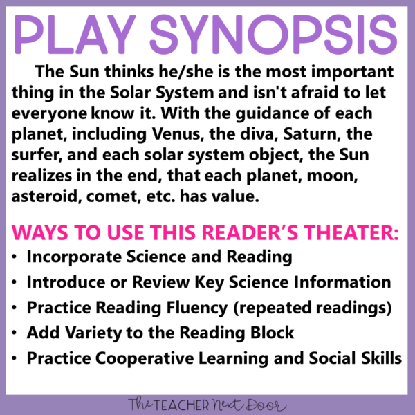 Solar System Reader's Theater Synopsis