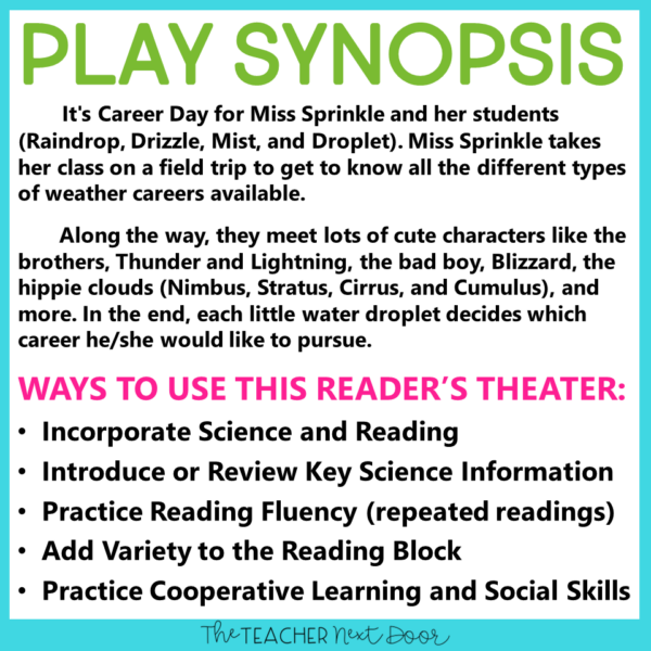 Reader's Theater Weather Play Synopsis