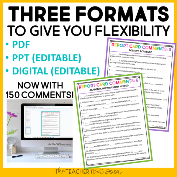 100 Report Card Comments You Can Use Now in Three Formats