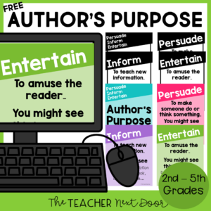 Free Author's Purpose Posters
