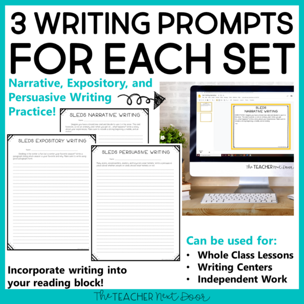 Writing Prompts for Winter Paired Texts