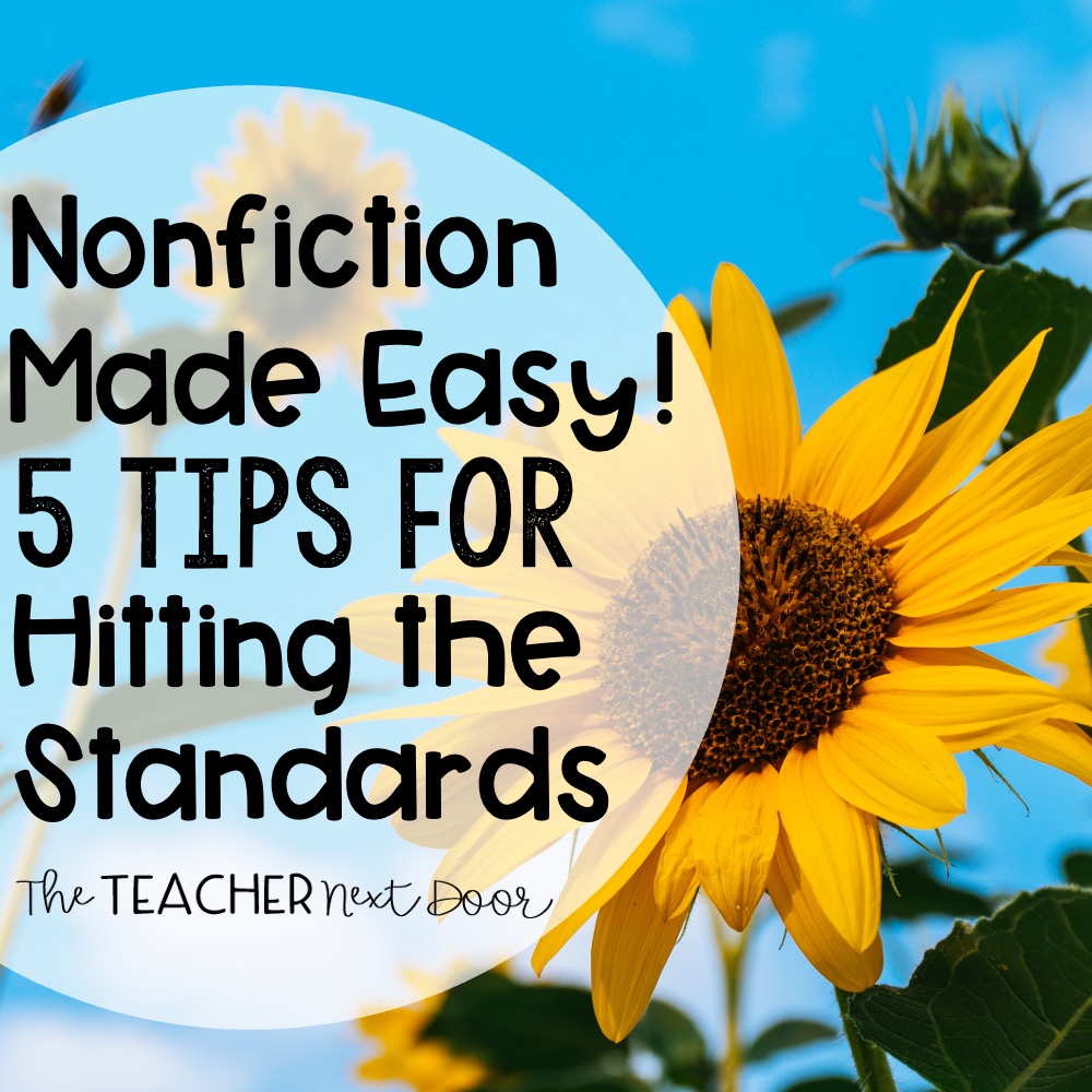 Nonfiction Made Easy 5 Tips for Hitting the Standards Blog