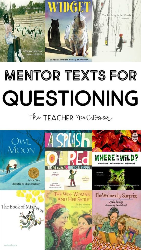 Mentor Texts for Questioning Book Images Pin 2
