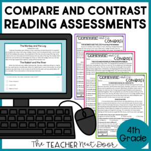 Compare and Contrast Standards-Based Reading Assessment 4th Grade
