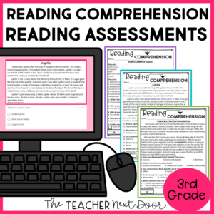 Reading Comprehension Standards-Based Reading Assessment Nonfiction 3rd Grade