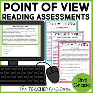 Point of View Standards-Based Reading Assessment for Fiction 3rd Grade