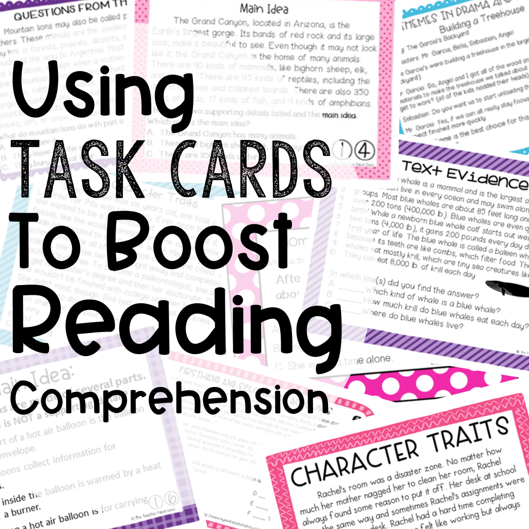 Using Task Cards to Boost Reading Comprehension