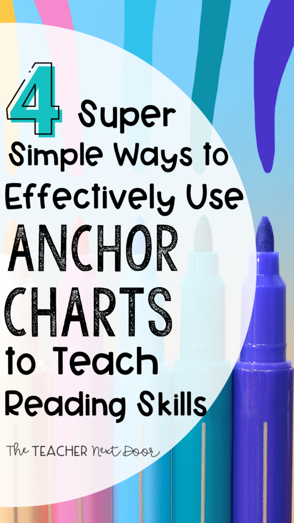 4 Super Simple Ways to Effectively Use Anchor Charts to Teach Reading Skills The Teacher Next Door
