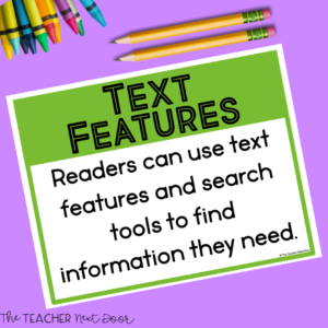 Reading posters can be used in mini-lessons to help reinforce the reading strategy or skill being taught during Reading Workshop that day.