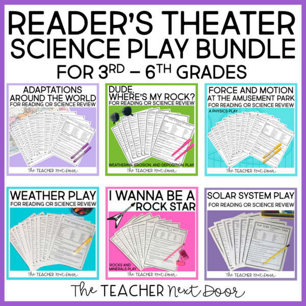 Reader's Theater Bundle of 6 Science Plays