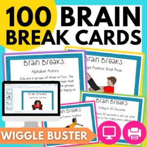 Brain Break Cards to energize your students